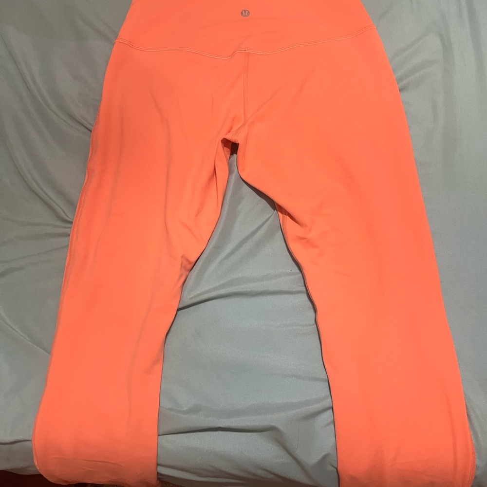 Lululemon Bright Orange Leggings